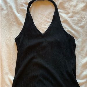 American Eagle Black Halter Top